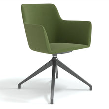 Load image into Gallery viewer, Elva Olive Green Anthracite Spider Base Office Chair