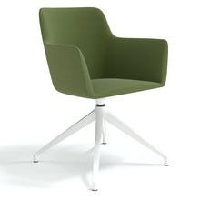 Load image into Gallery viewer, Elva Olive Green White Spider Base Office Chair