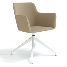 Load image into Gallery viewer, Elva Sandstone White Spider Base Office Chair
