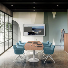 Load image into Gallery viewer, Elva White Spider Base Office Chair Style Shot