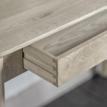 Load image into Gallery viewer, Farningham Grey Oak Desk Dovetail Joints
