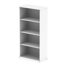Load image into Gallery viewer, White 3 Shelf Office Shelving Unit