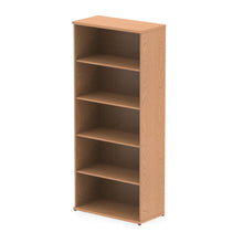 Load image into Gallery viewer, Oak 4 Shelf Office Shelving Unit