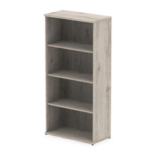 Load image into Gallery viewer, Grey Oak 3 Shelf Office Shelving Unit