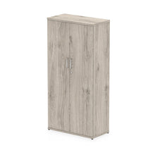 Load image into Gallery viewer, Grey Oak Office Cabinet 1600