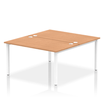 Load image into Gallery viewer, Dynamic Impulse 1400 Oak White Bench Desk