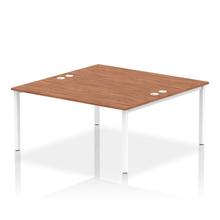 Load image into Gallery viewer, Dynamic Impulse 1600 Walnut White Bench Desk