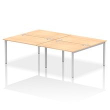 Load image into Gallery viewer, Dynamic Impulse 2400 Maple Silver Bench Desk