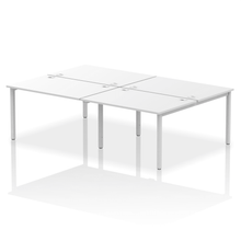 Load image into Gallery viewer, Dynamic Impulse 2400 White Silver Bench Desk
