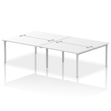 Load image into Gallery viewer, Dynamic Impulse 2800 White Silver Bench Desk