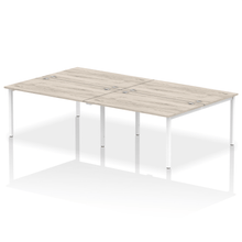 Load image into Gallery viewer, Dynamic Impulse 2800 Grey Oak White Bench Desk