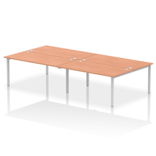 Load image into Gallery viewer, Dynamic Impulse 3200 Beech Silver Bench Desk