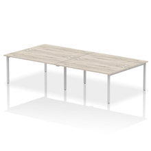 Load image into Gallery viewer, Dynamic Impulse 3200 Grey Oak Silver Bench Desk