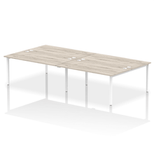 Load image into Gallery viewer, Dynamic Impulse 3200 Grey Oak White Bench Desk