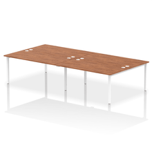 Load image into Gallery viewer, Dynamic Impulse 3200 Walnut White Bench Desk