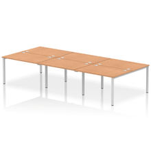 Load image into Gallery viewer, Dynamic Impulse 3600 Oak Silver Bench Desk