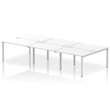 Load image into Gallery viewer, Dynamic Impulse 3600 White Silver Bench Desk