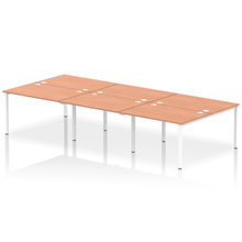 Load image into Gallery viewer, Dynamic Impulse 3600 Beech White Bench Desk