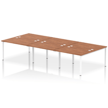 Load image into Gallery viewer, Dynamic Impulse 3600 Walnut White Bench Desk