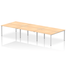 Load image into Gallery viewer, Dynamic Impulse 4200 Maple Silver Bench Desk