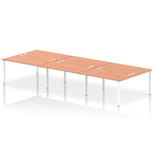 Load image into Gallery viewer, Dynamic Impulse 4200 Beech White Bench Desk
