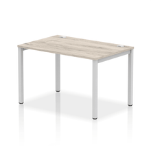 Load image into Gallery viewer, Impulse 1200 White Grey Oak Single Bench Desk