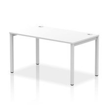 Load image into Gallery viewer, Impulse 1400 Silver White Single Bench Desk