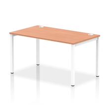 Load image into Gallery viewer, Impulse 1400 White Beech Single Bench Desk