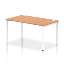 Load image into Gallery viewer, Impulse 1400 White Oak Single Bench Desk