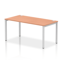 Load image into Gallery viewer, Impulse 1600 Silver Beech Single Bench Desk