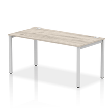 Load image into Gallery viewer, Impulse 1600 Silver Grey Oak Single Bench Desk