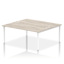 Load image into Gallery viewer, Dynamic Impulse 1800 Grey Oak White Bench Desk
