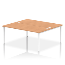 Load image into Gallery viewer, Dynamic Impulse 1800 Oak White Bench Desk