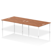 Load image into Gallery viewer, Dynamic Impulse 3600 Walnut White Bench Desk