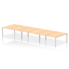 Load image into Gallery viewer, Dynamic Impulse 5400 Maple Silver Bench Desk