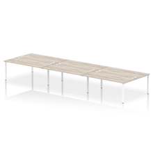 Load image into Gallery viewer, Dynamic Impulse 5400 Grey Oak White Bench Desk