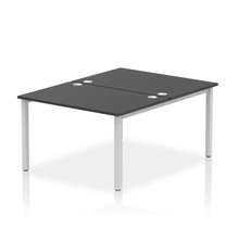 Load image into Gallery viewer, Dynamic Impulse 1200 Black Silver Bench Desk