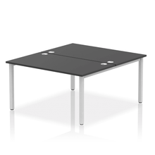 Load image into Gallery viewer, Dynamic Impulse 1400 Black Silver Bench Desk