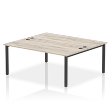 Load image into Gallery viewer, Dynamic Impulse 1800 Grey Oak Black Bench Desk