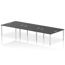 Load image into Gallery viewer, Dynamic Impulse 4200 Black Silver Bench Desk