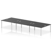 Load image into Gallery viewer, Dynamic Impulse 4800 Black Silver Bench Desk