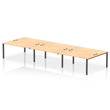 Load image into Gallery viewer, Dynamic Impulse 4800 Maple Black Bench Desk