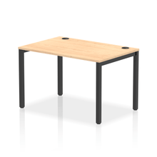 Load image into Gallery viewer, Impulse 1200 Black Maple Oak Single Bench Desk