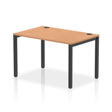 Load image into Gallery viewer, Impulse 1200 Black Oak Single Bench Desk