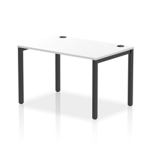 Load image into Gallery viewer, Impulse 1200 Black White Oak Single Bench Desk