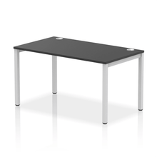 Load image into Gallery viewer, Impulse 1400 Silver Black Single Bench Desk