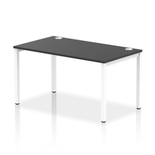 Load image into Gallery viewer, Impulse 1400 White Black Single Bench Desk