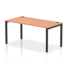 Load image into Gallery viewer, Impulse 1600 Black Beech Single Bench Desk