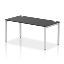 Load image into Gallery viewer, Impulse 1600 Silver Black Single Bench Desk