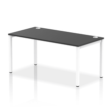 Load image into Gallery viewer, Impulse 1600 White Black Single Bench Desk